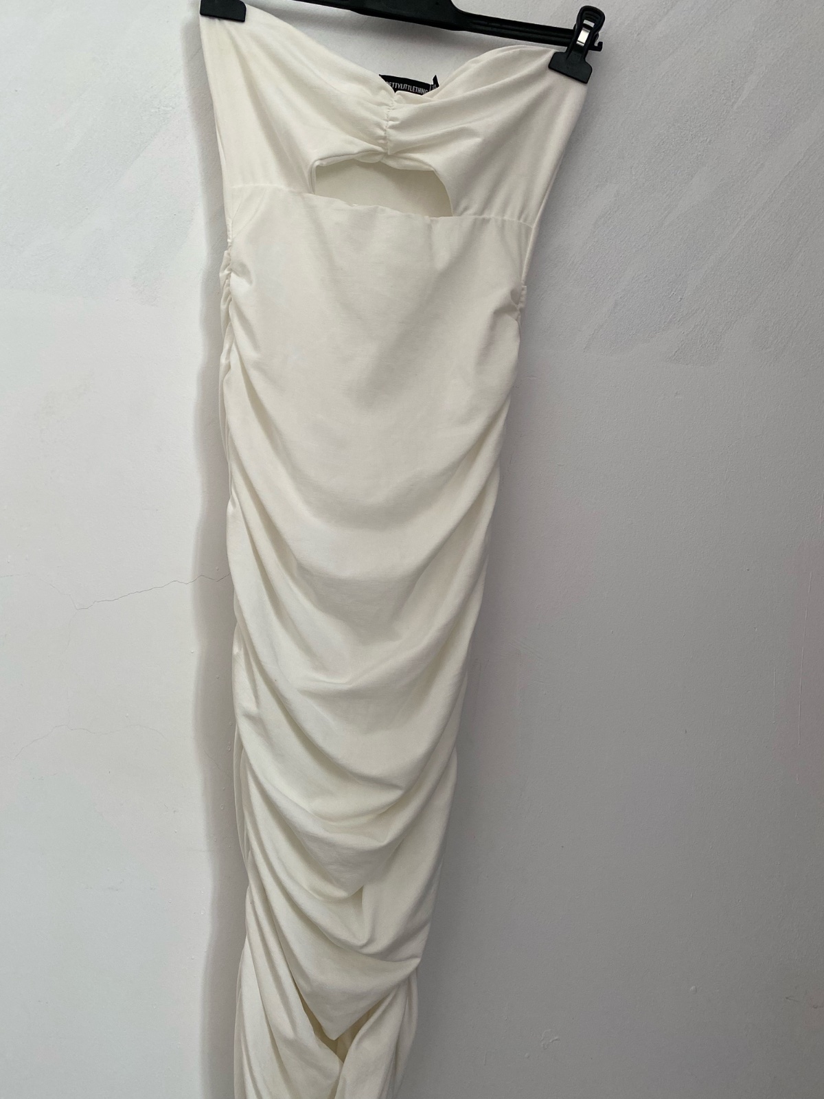 Robe soire blanc made in UK