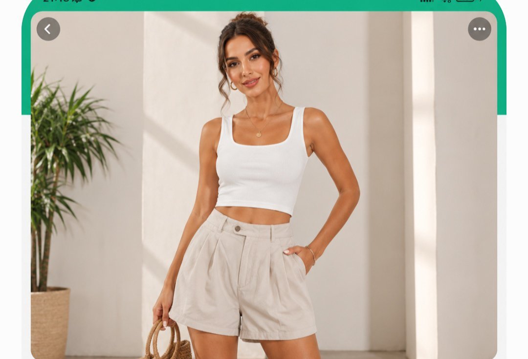 Short beige 