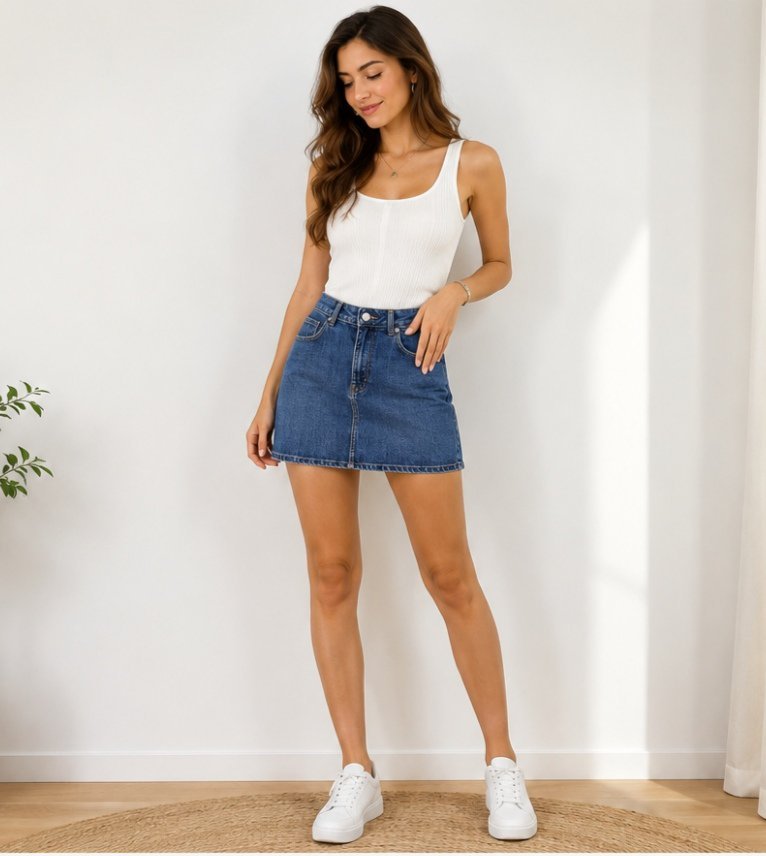 Jupe djean zara très très chic taille S/M