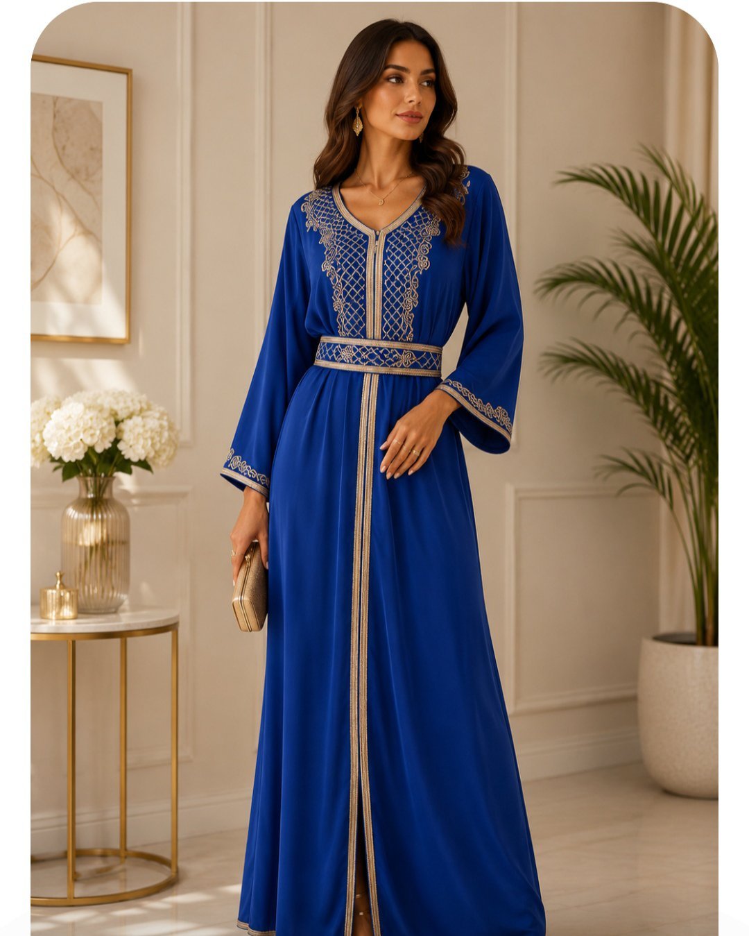 Caftan Bleu marine 