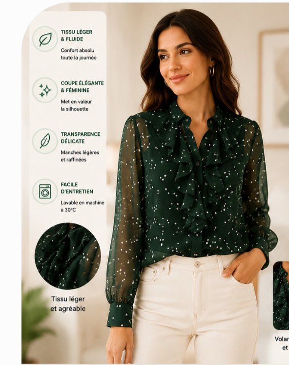 Chemise verte 