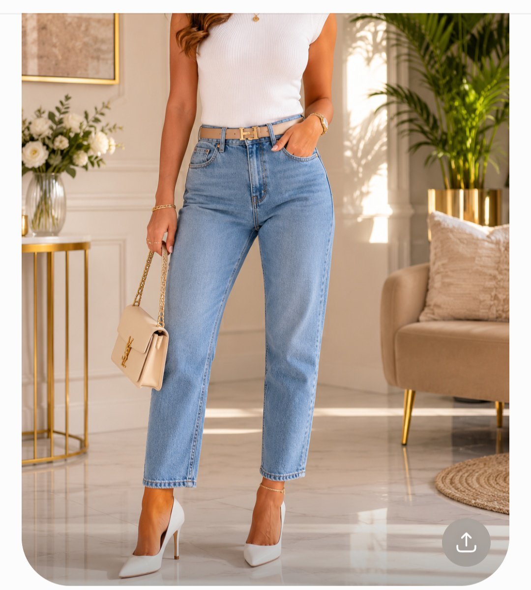 Pantalon djean bleu 
