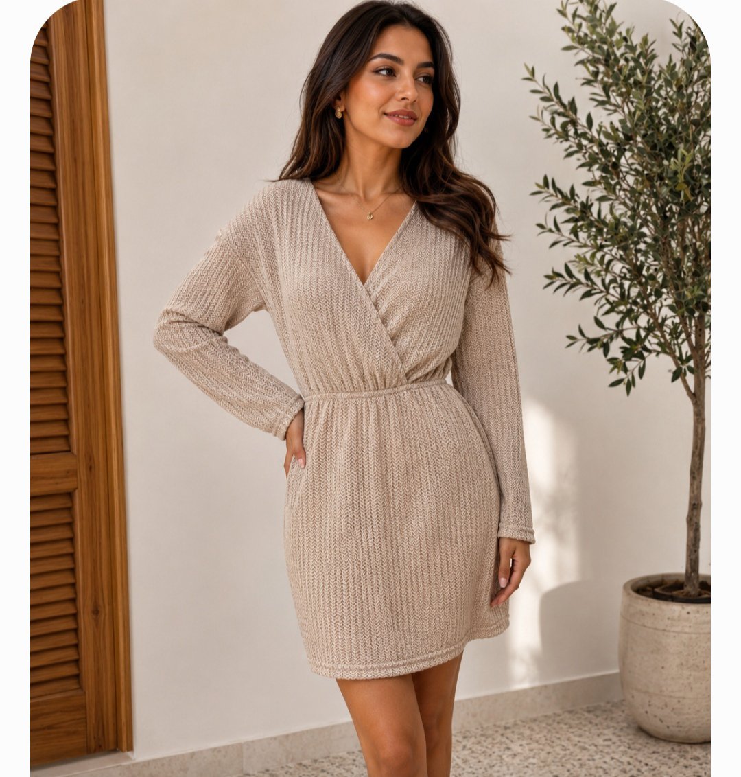 Robe beige 
