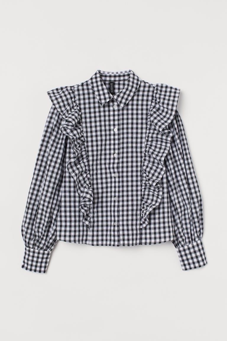 Chemise h&m avec des manches bouffantes 