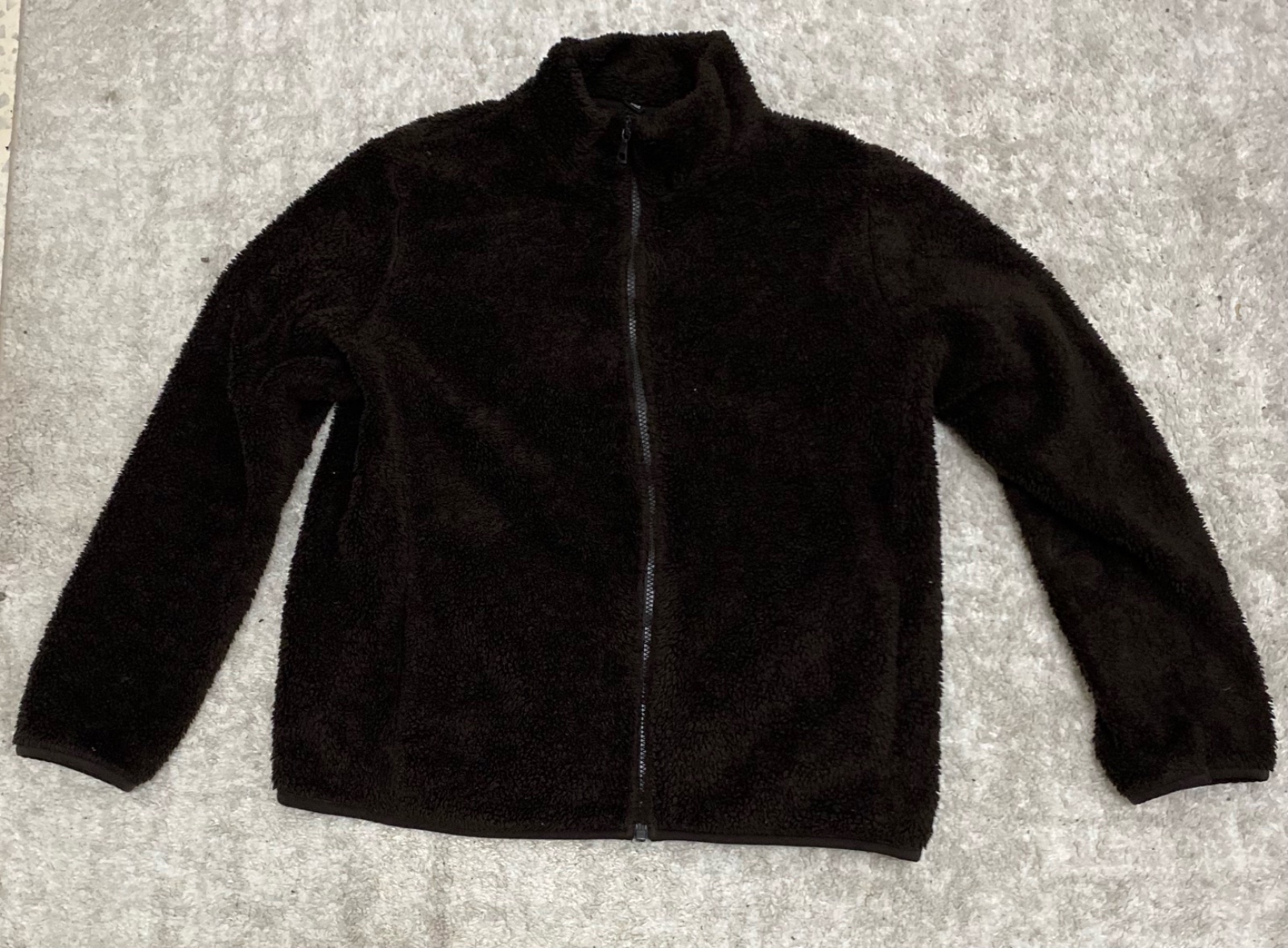 Sherpa jacket marron taille L uniqlo