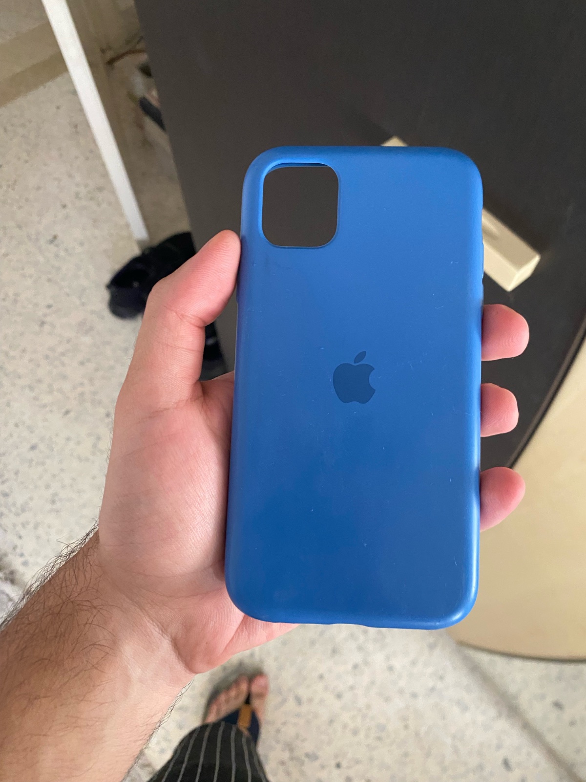 Cache iphone 11 bleu