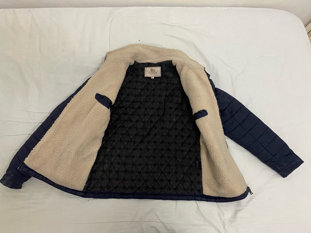 Manteau defaut fermeture zip