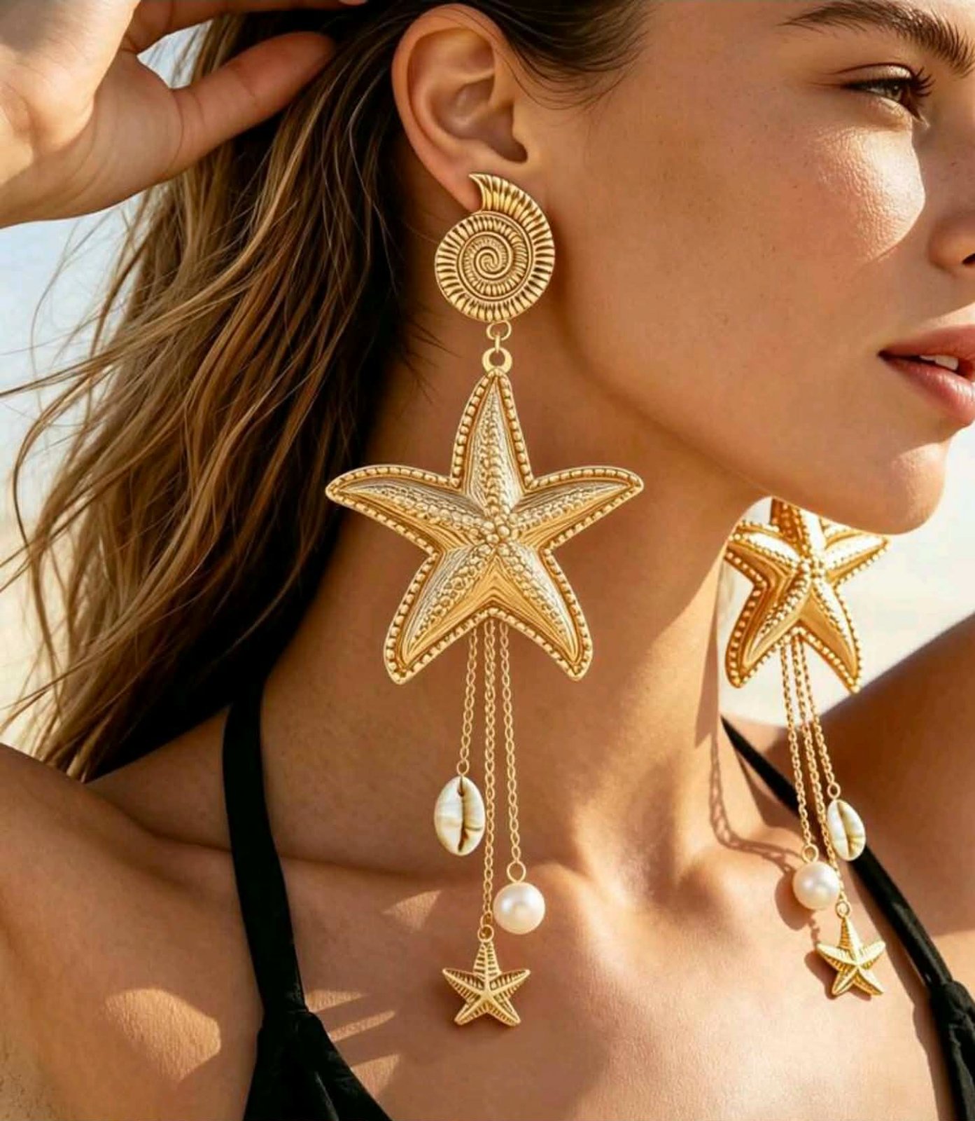 Boucles d´oreilles plage