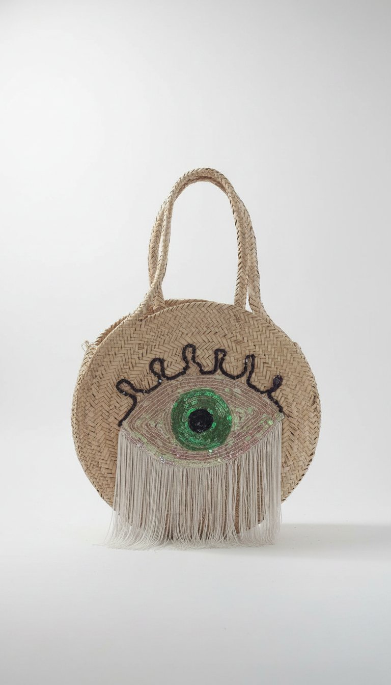 Sac rafia œil 