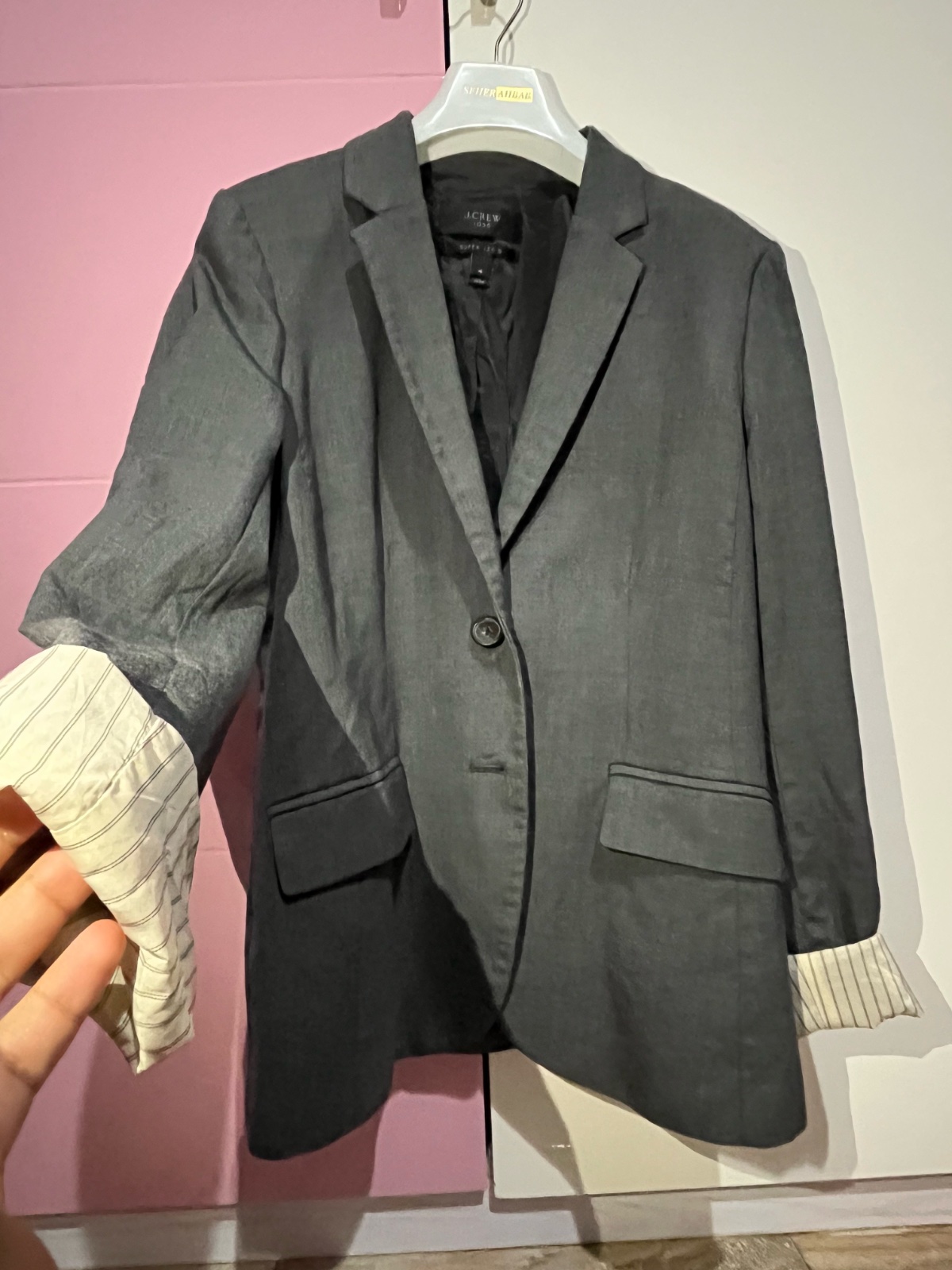 Veste Blazer J.Crew Super 120's Gris (Taille 4 / S)