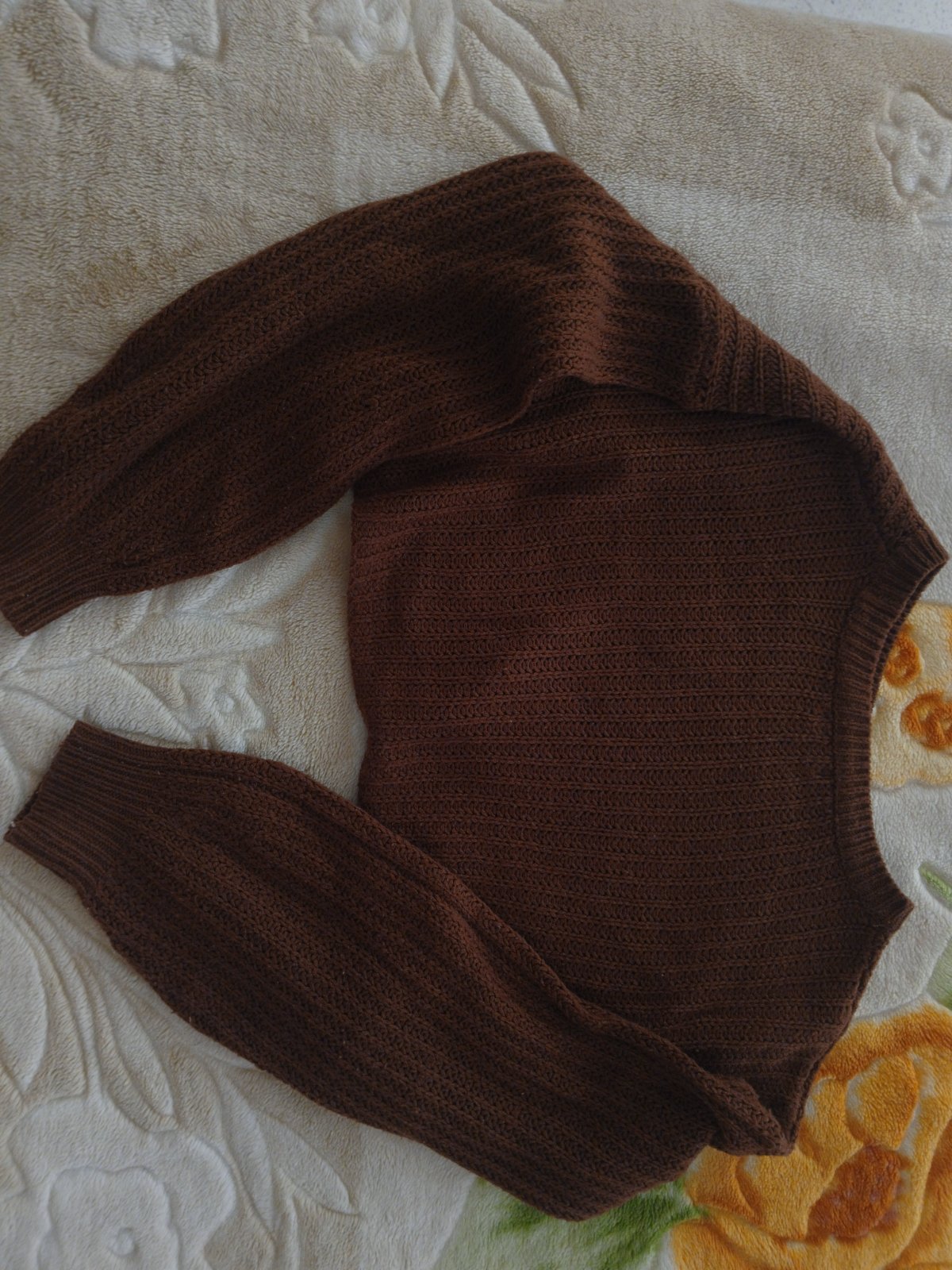 Pull marron 