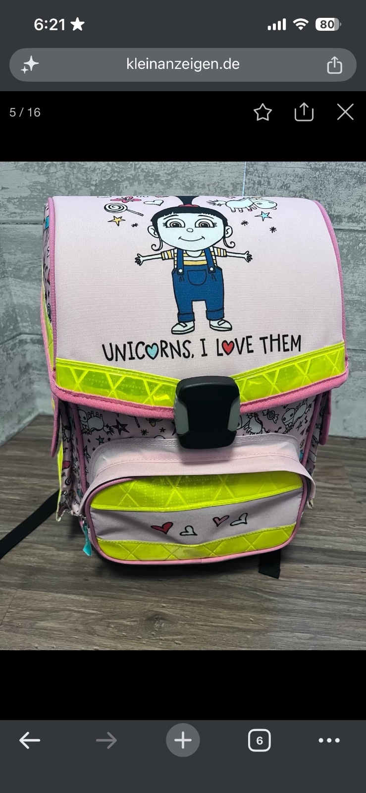 Sac a dos enfants