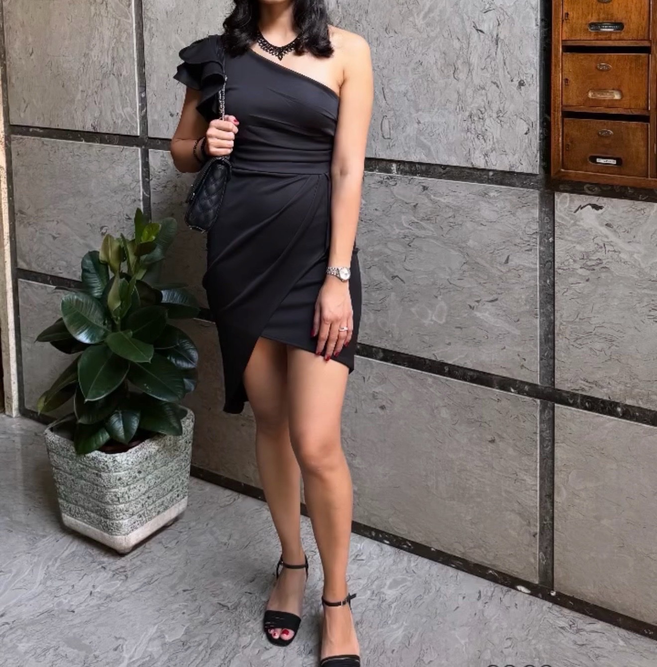 Robe elegante noir