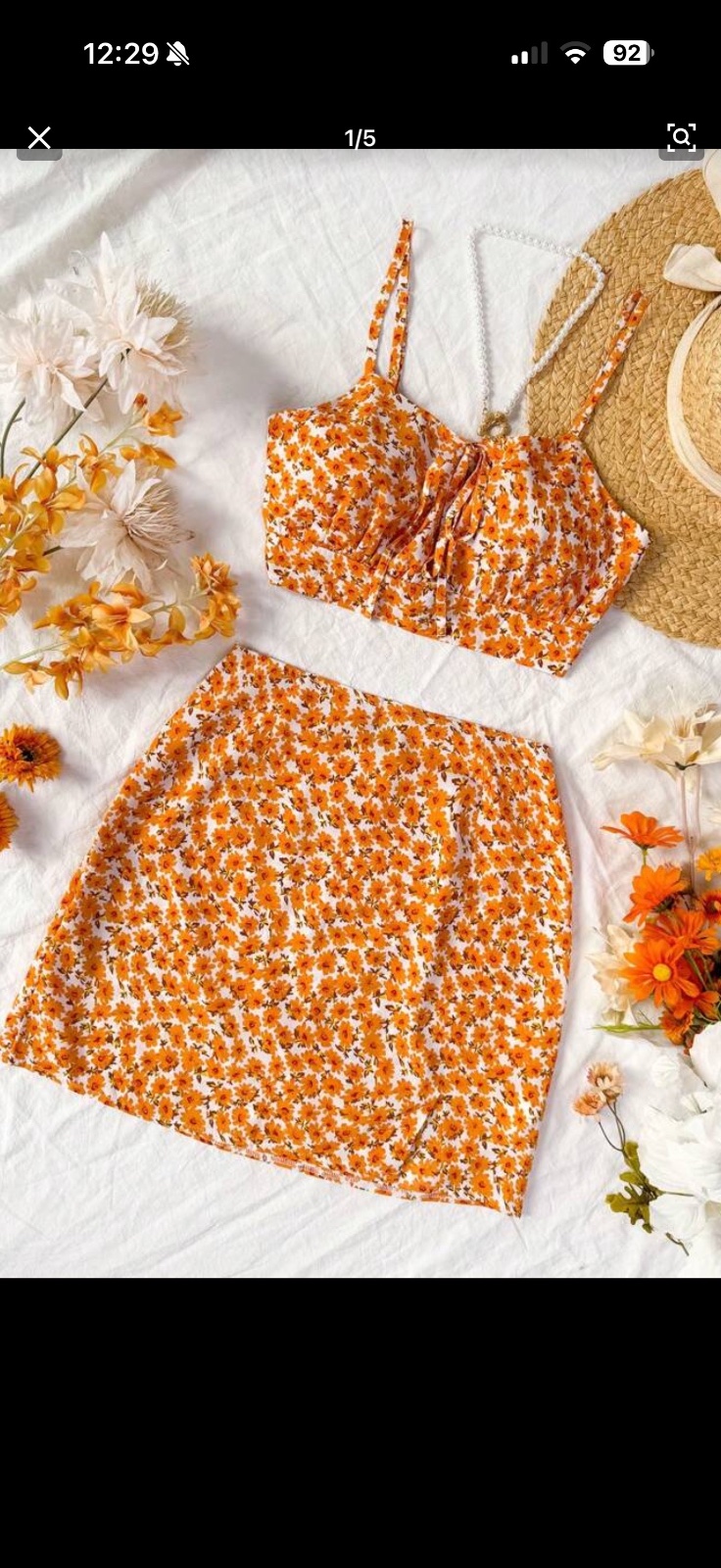 Ensemble fleuri