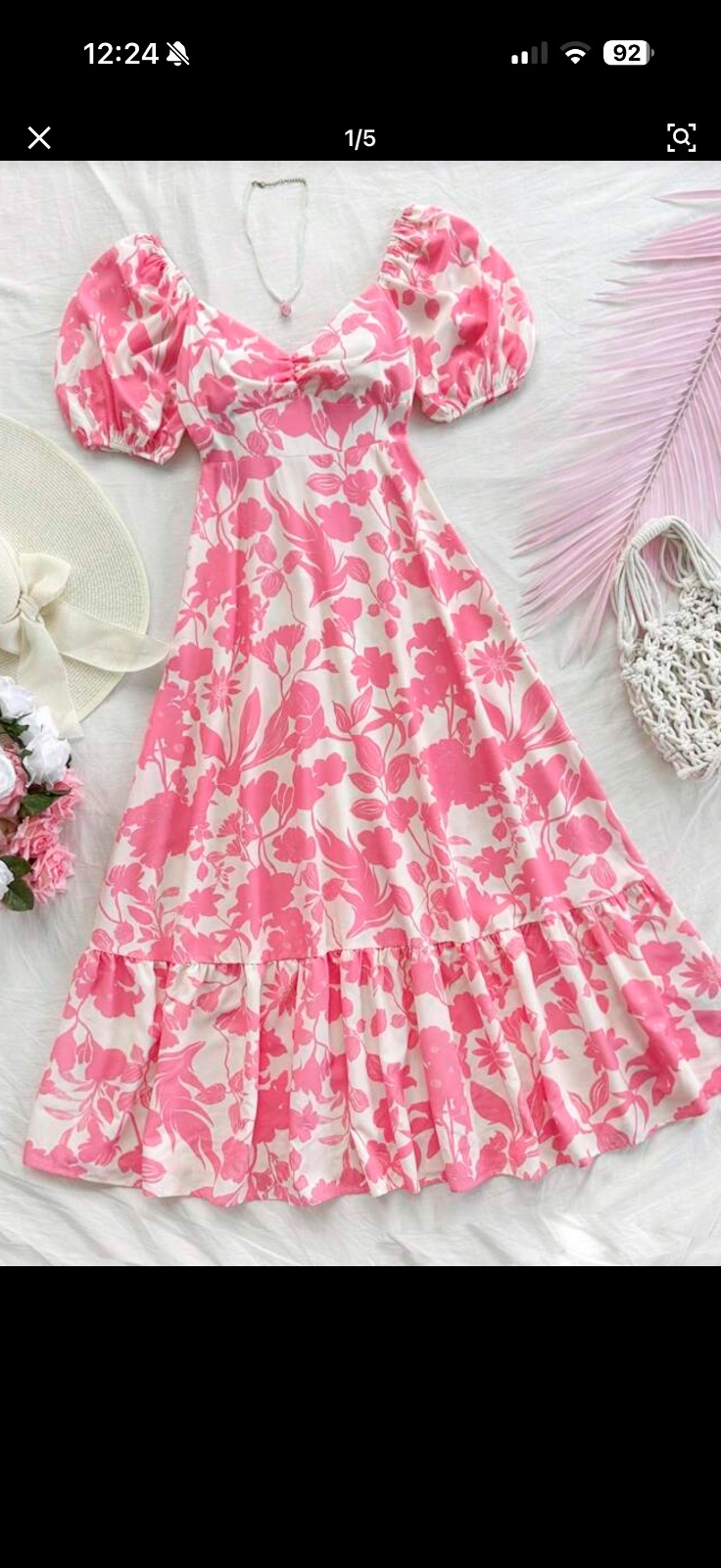 Robe longue rose💗