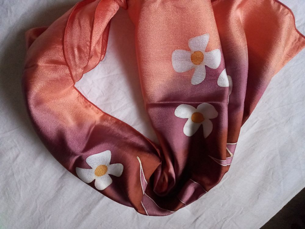 foulard en soie.
