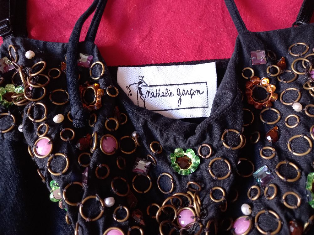 pull bretelle de la grande marque française Nathalie Garçon 