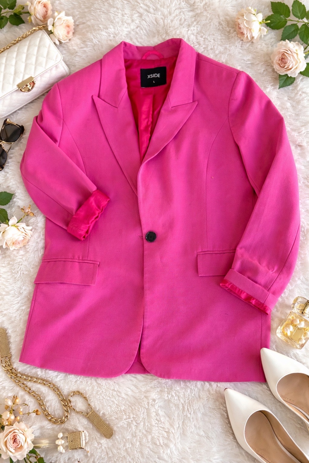 Total look Trendy en rose Fuschia  