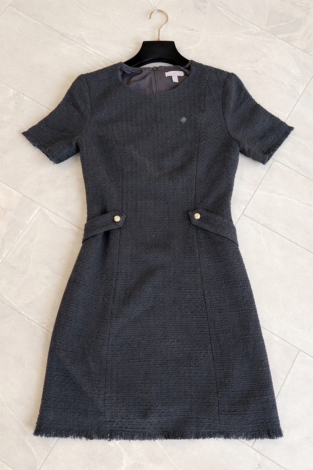Robe en tweed