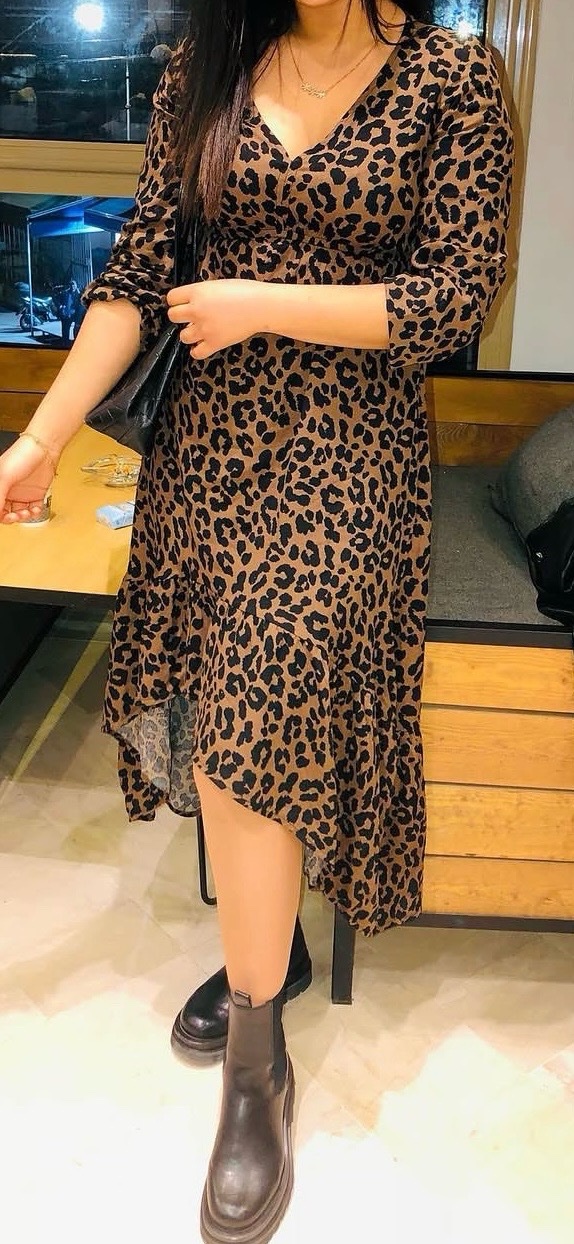 Robe Leopard taille S
