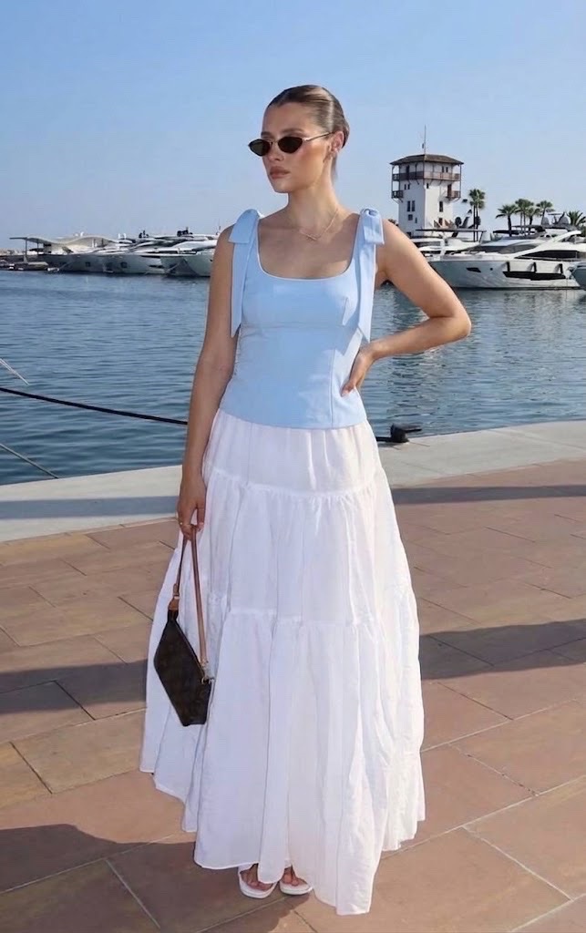 Dravelle Blouse sans manches pour femmes de couleur unie avec décoration de nœud