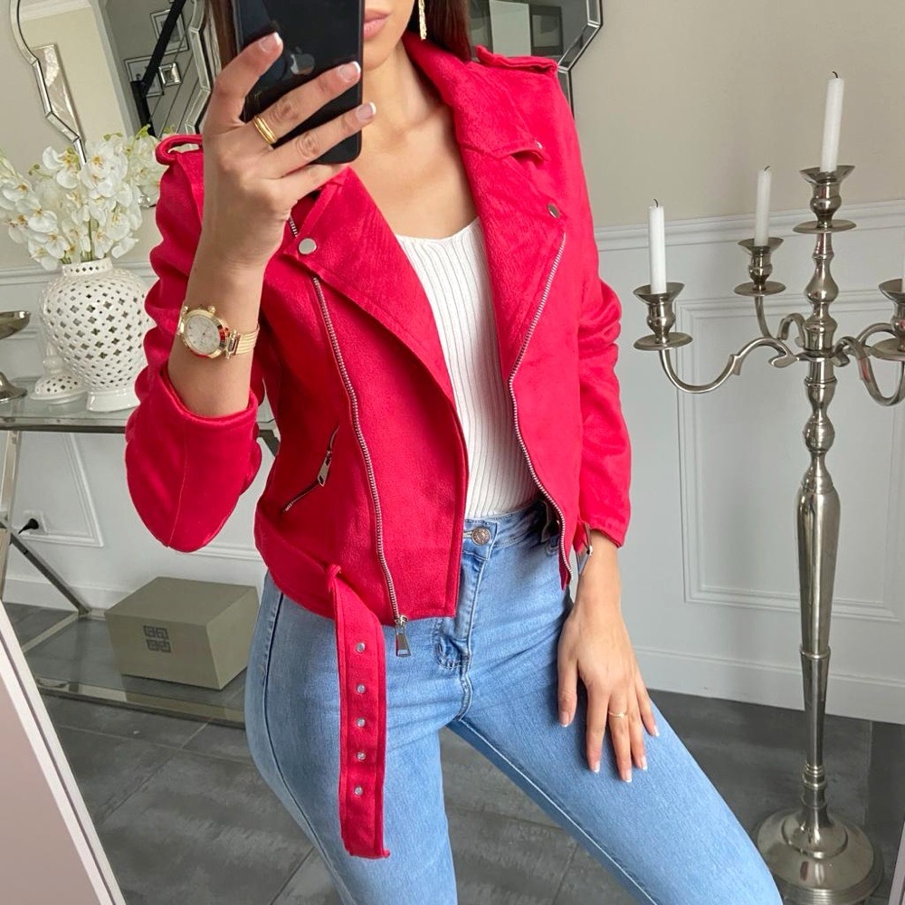 Veste en daim kiabi