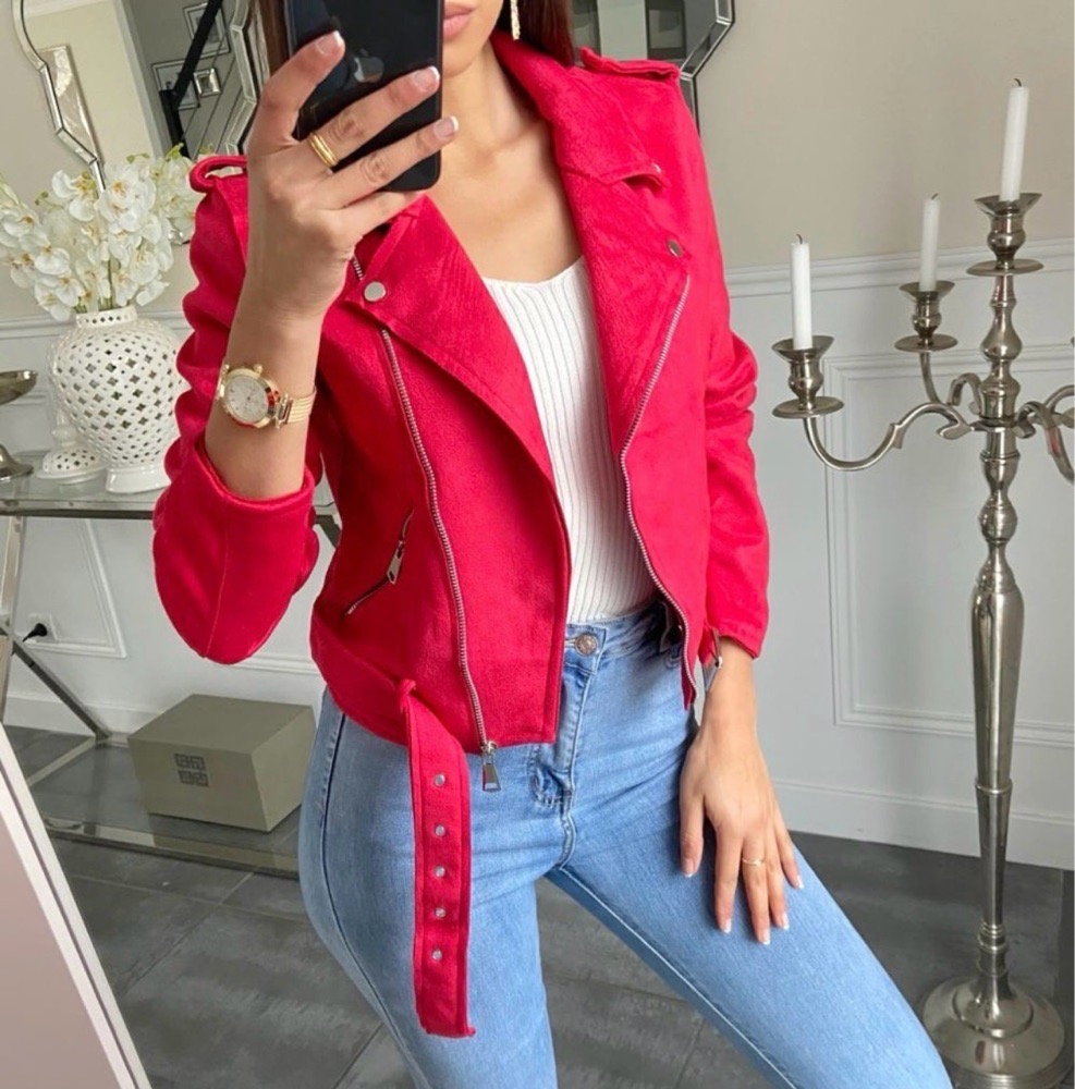 Veste en daim kiabi 