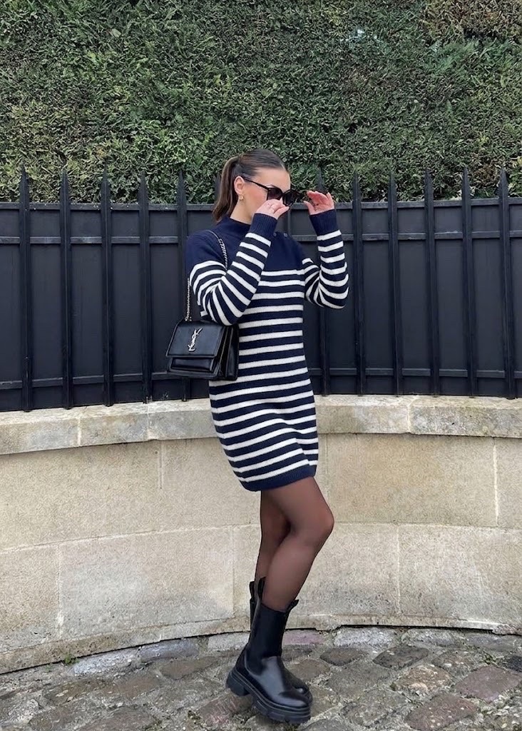 Pull robe kiabi rayé