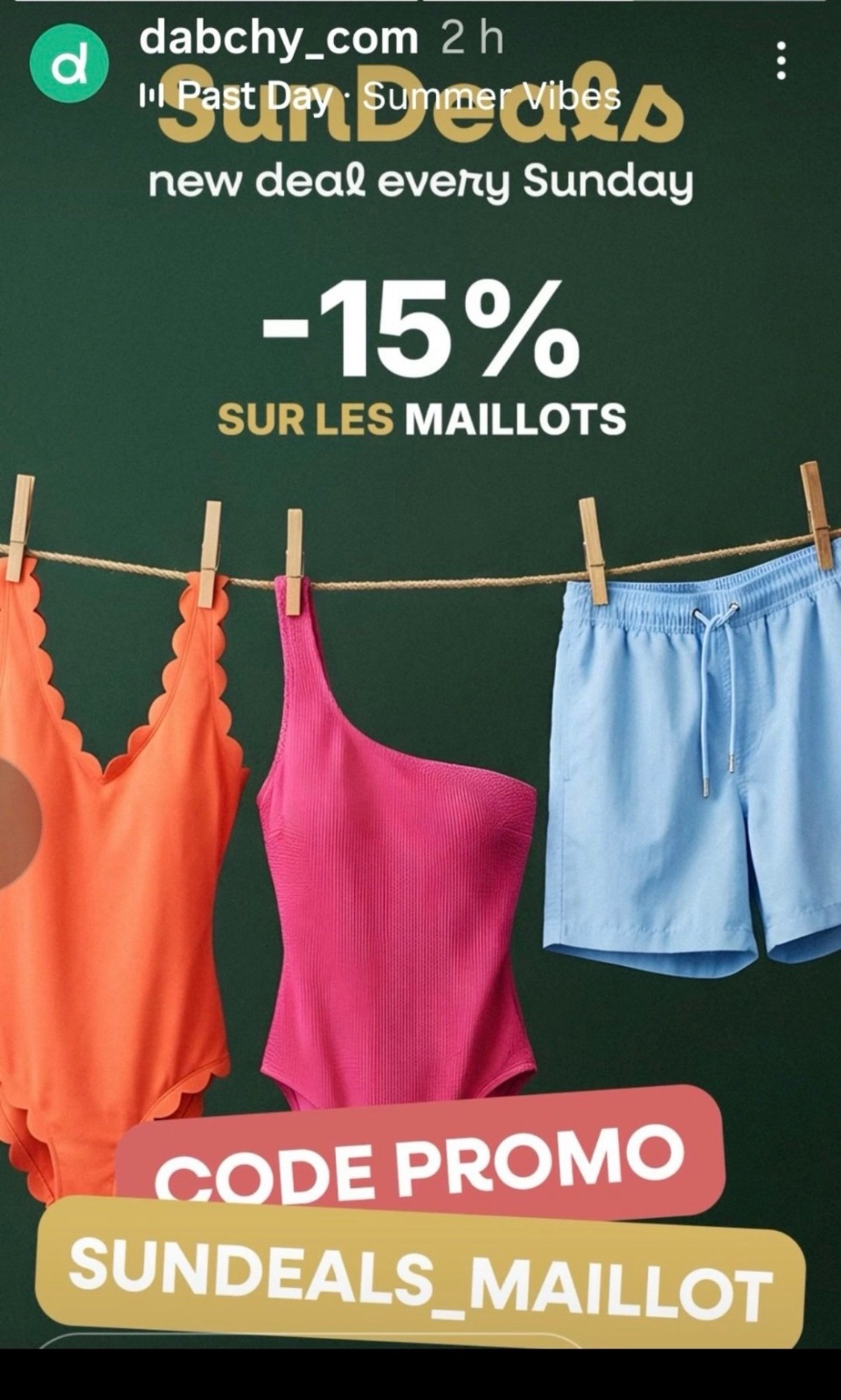 -15% SUR LES MAILLOTS