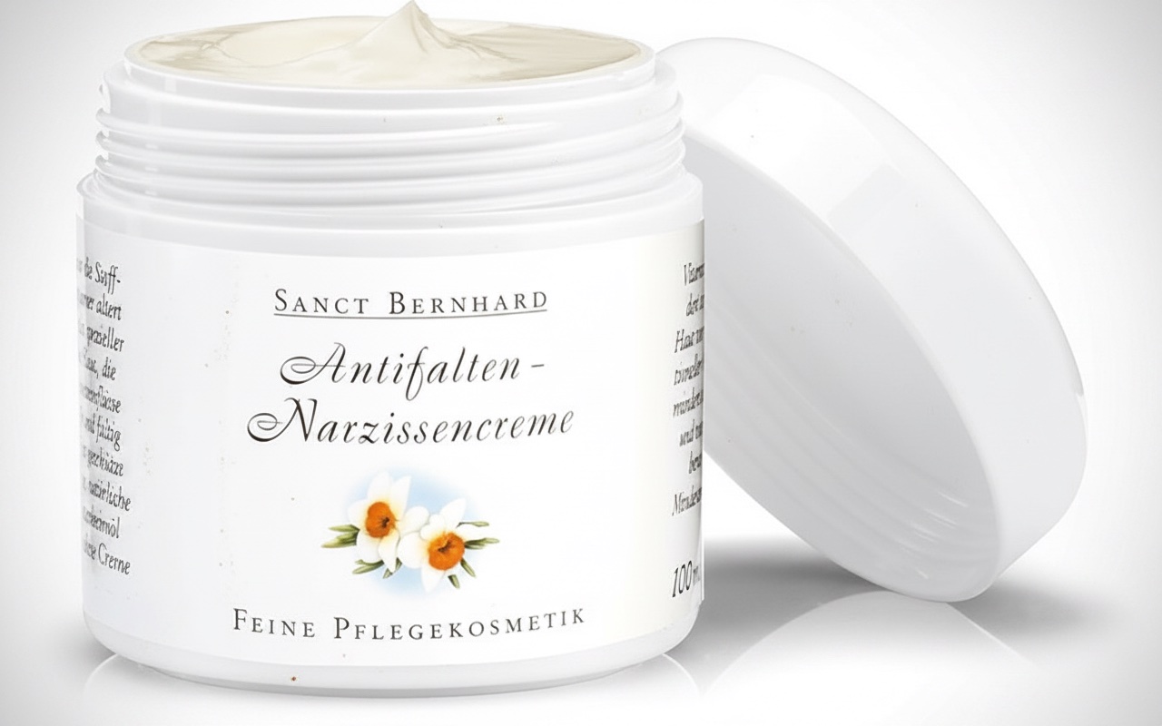 Crème antirides au narcisse de la marque Sanct Bernhard.100 importé
