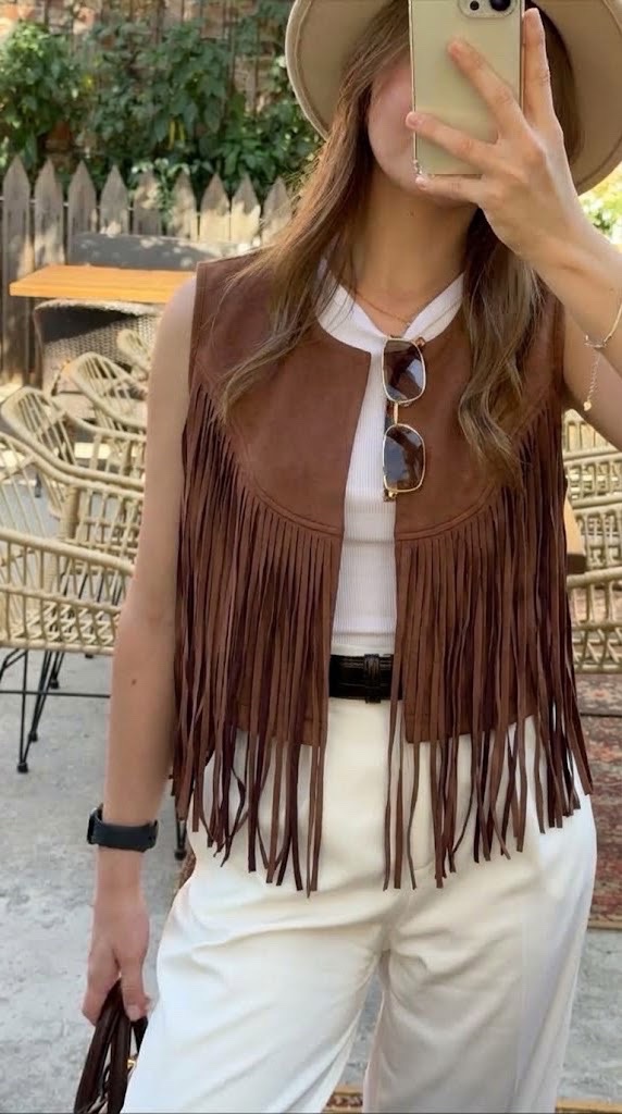 Veste daim camel zen 