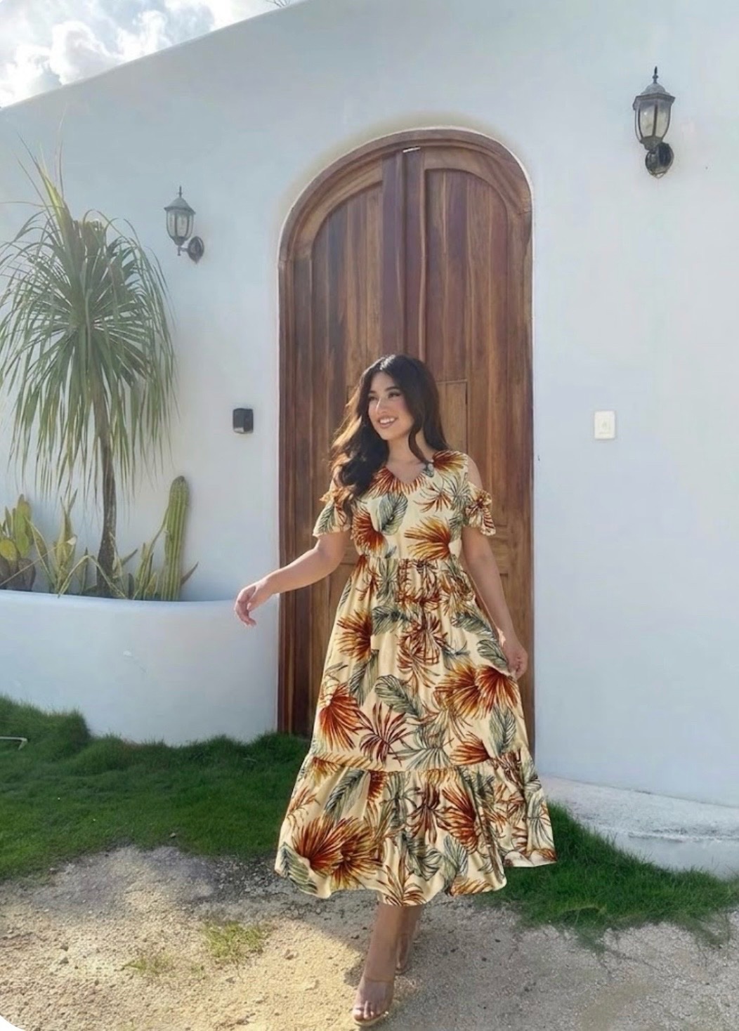 Robe mi -longue 