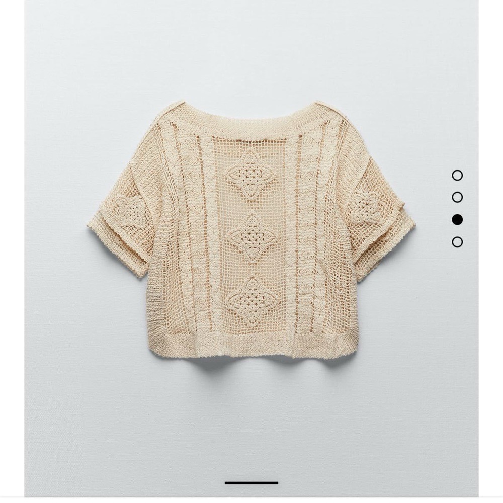 Top en crochet  Dex