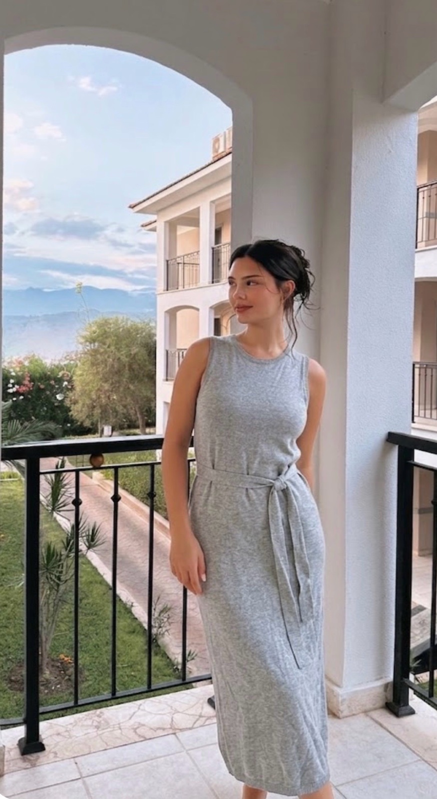 Robe gris 