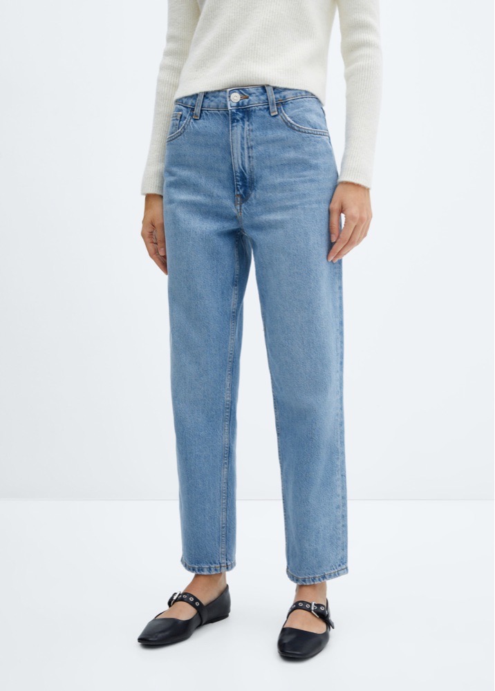 Pantalon mom mango