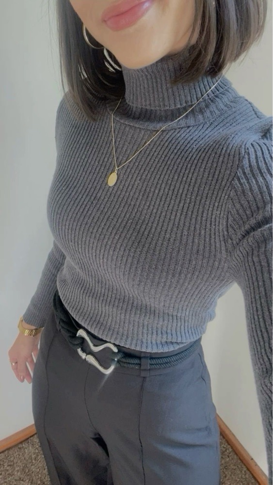 Pull basic gris clair