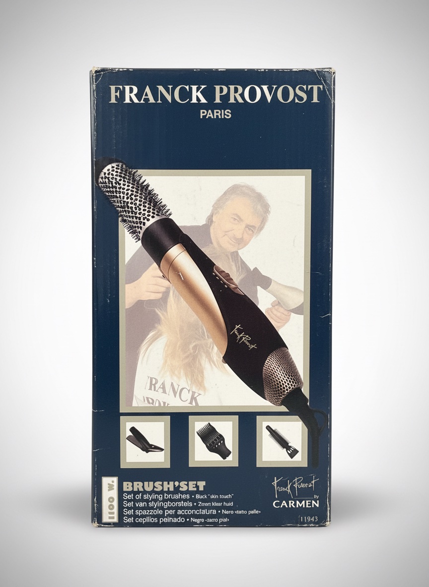 Brosse soufflante et chauffante polyvalente Brush'Set Franck Provost (by Carmen), modèle 11943.