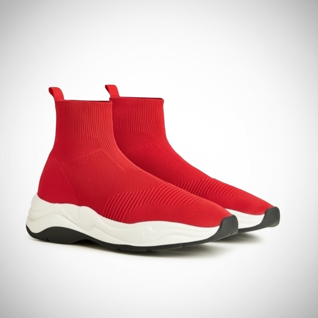 Sock Style High Top Sneakers 