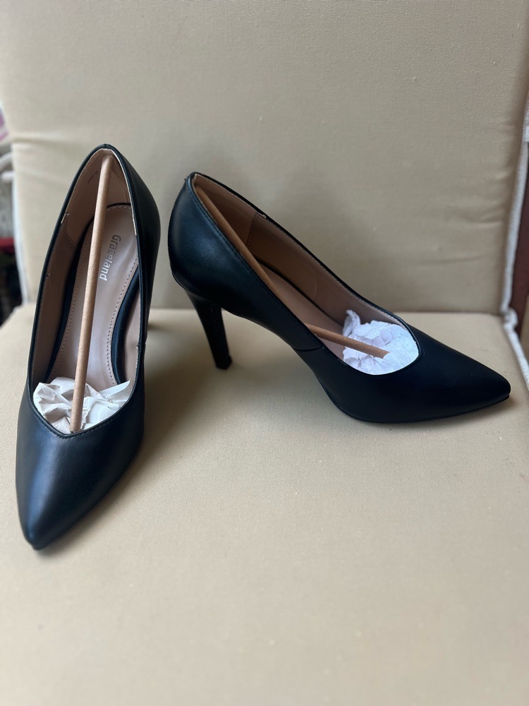 Escarpins cuir noir