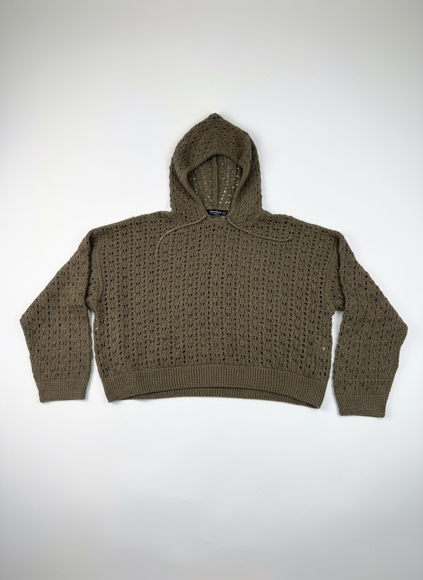 Pull capuche en file stradivarius