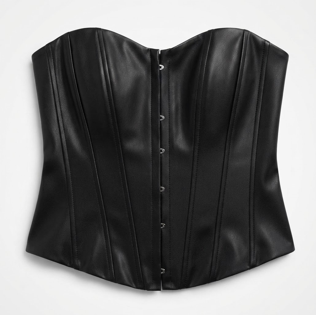 Corset bustier en similicuir jamais portée ( ZARA )
