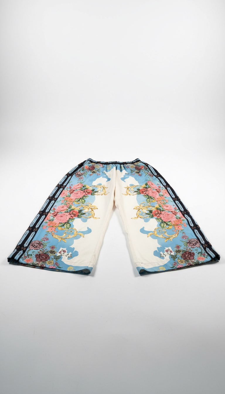 Pantalon large satin très chic