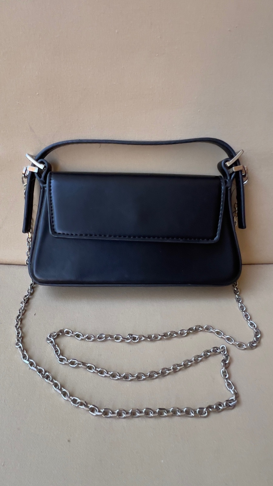 Mini sac a bandouliere cuir de la marque  ( MNG )