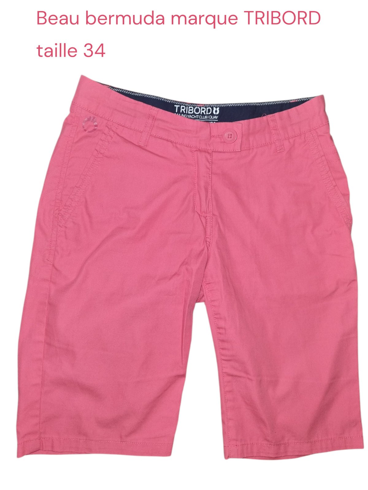 Beau bermuda short marque TRIBORD taille 34