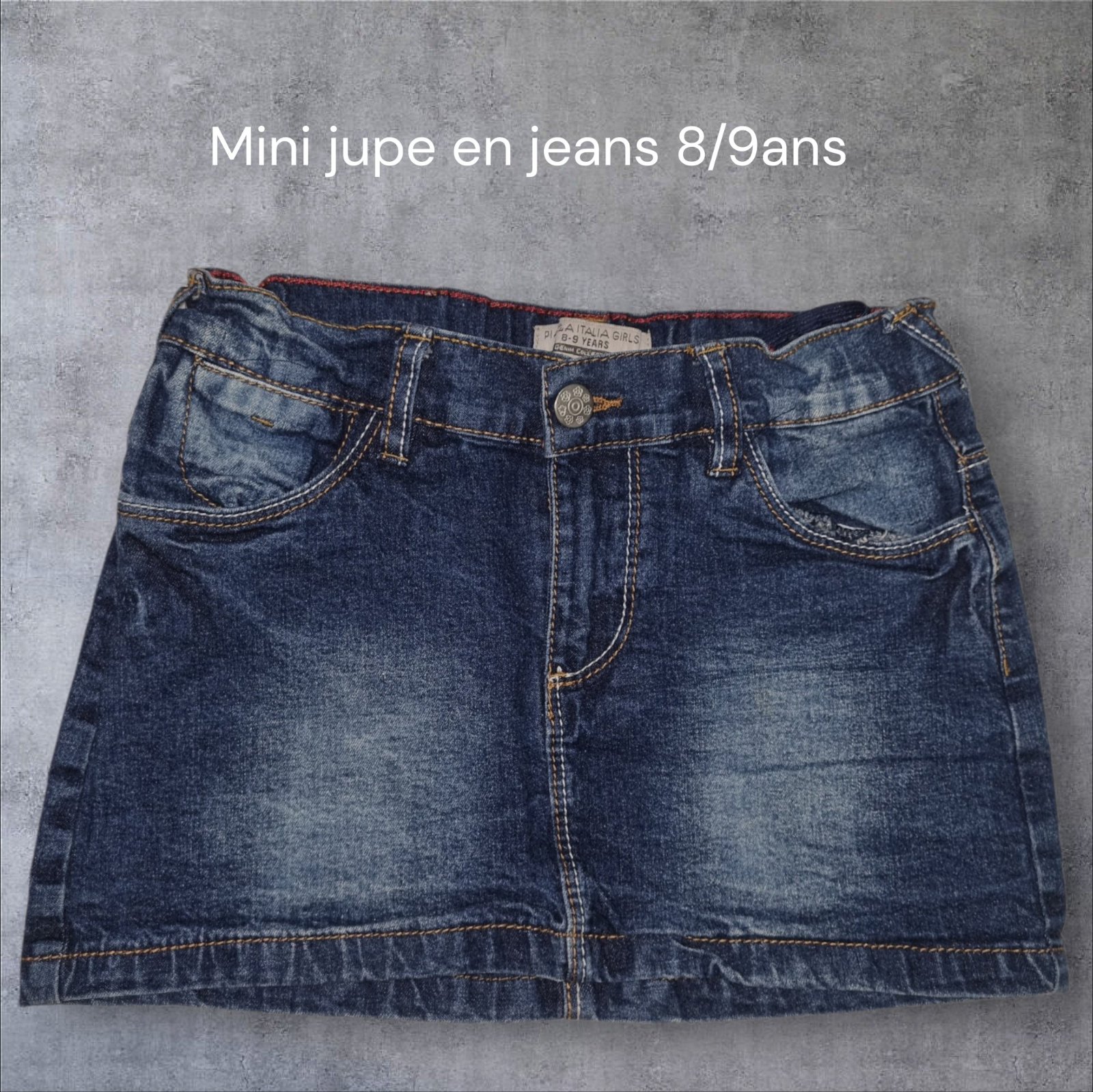 Mini jupe en jeans 8/9ans