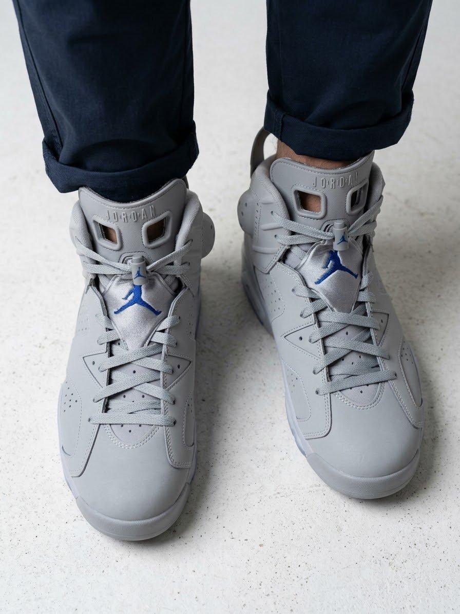 Belle paire de baskets Air Jordan 6 Georgetown neuve P43