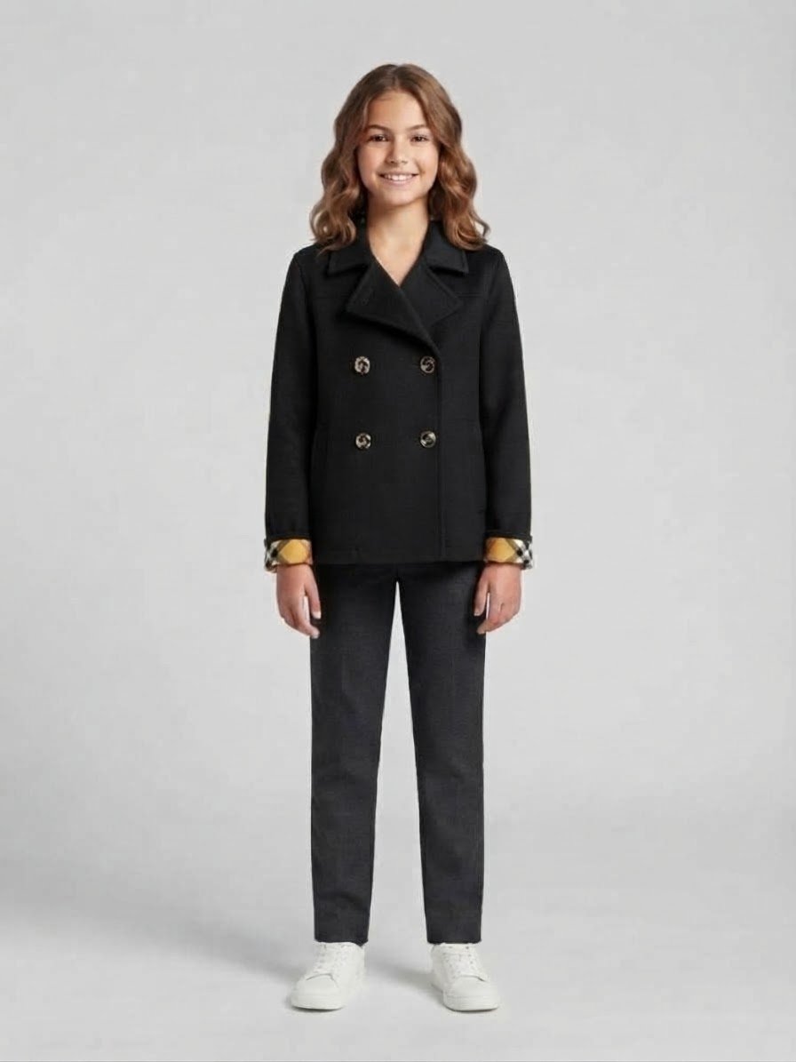Veste fillette noire BURBERRY 9/10ans