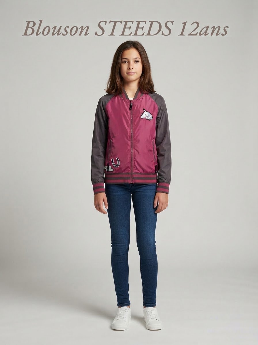 Beau blouson léger STEEDS 10/12ans