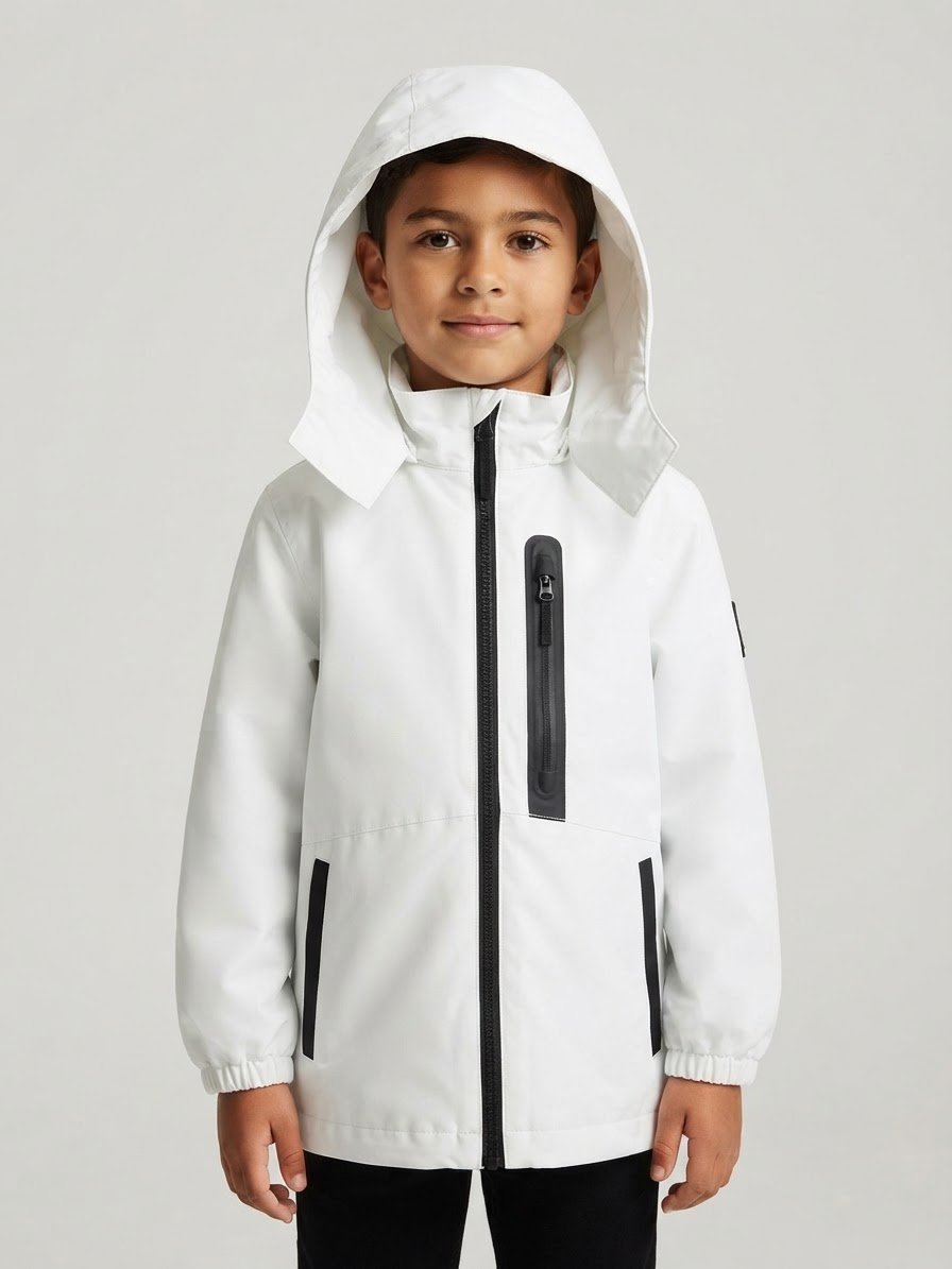 Manteau imperméable blanc 