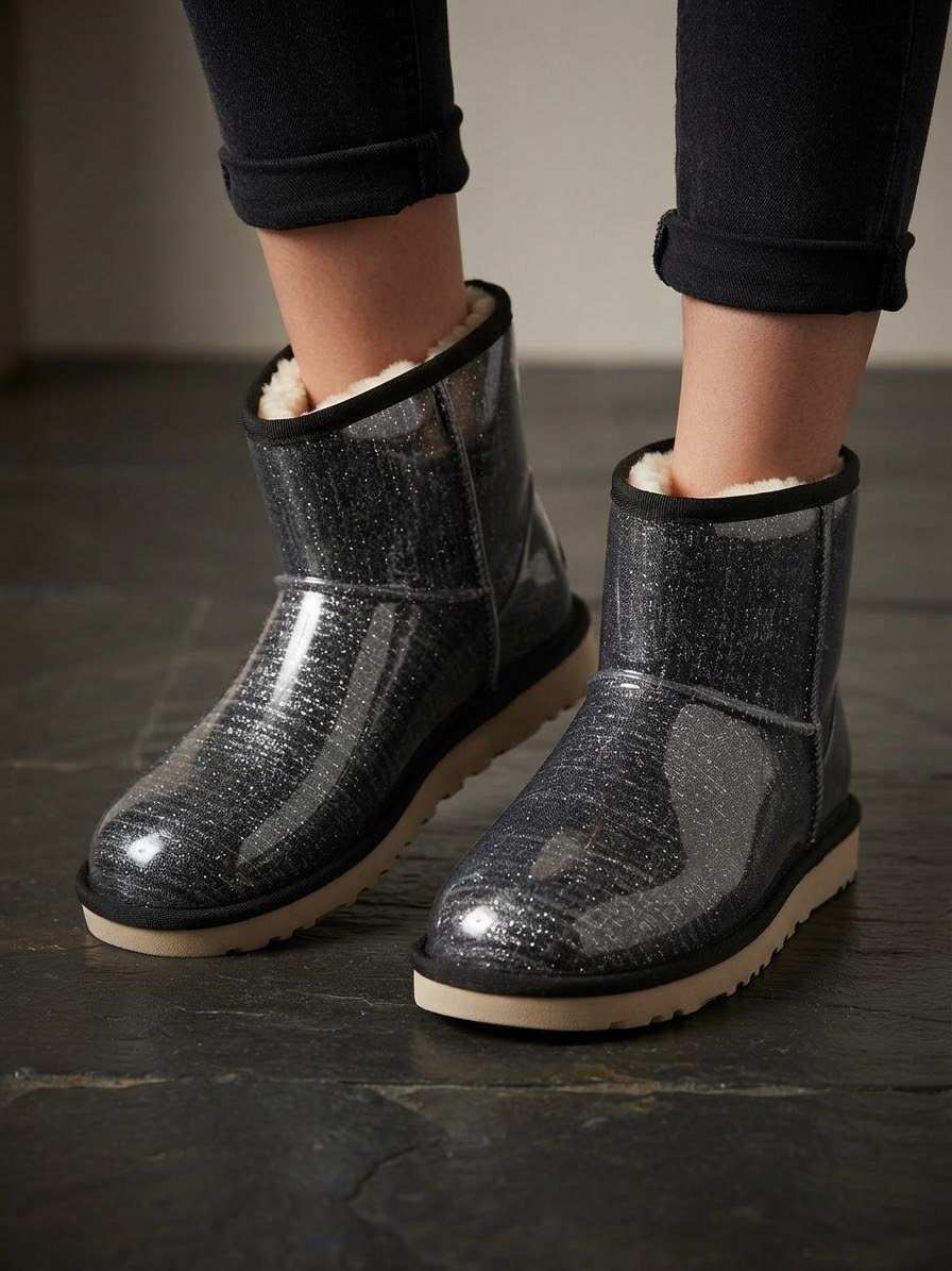 Bottines style UGG rembourré P36
